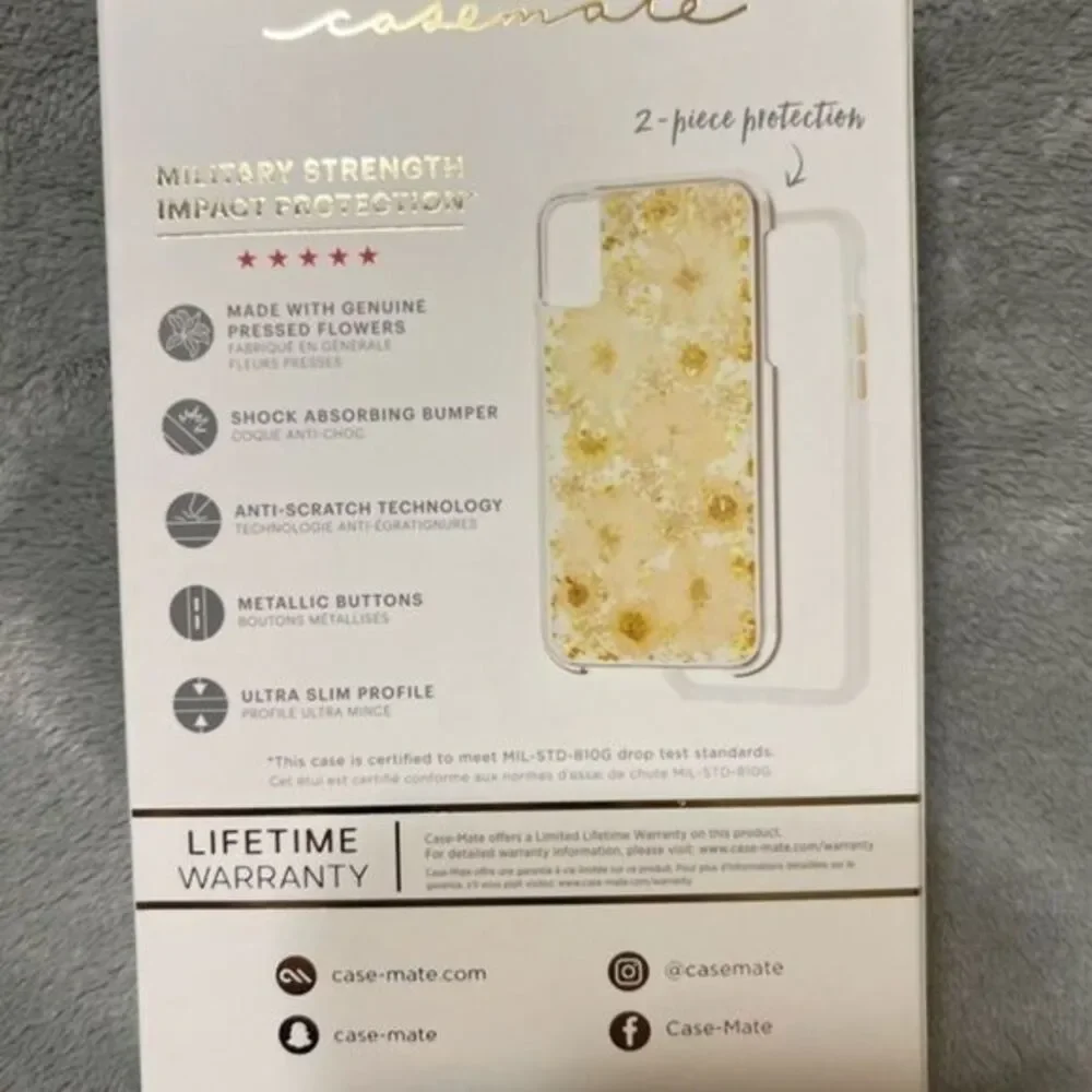 New Casemate Karat Petals iPhone‎ X, Xs case